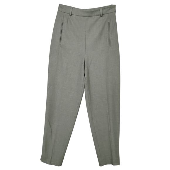 Vintage J'Envie Sport Dressy Pants Size 6 Green Side Zipper Sealed Pockets - Picture 1 of 8